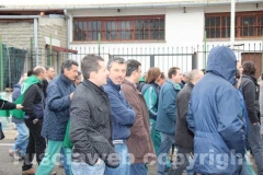 Lo sciopero dei lavoratori della Unopiù