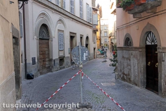 Viterbo - Lavori a via Annio
