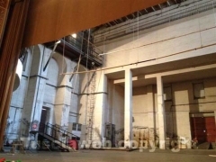 Lavori in corso al teatro Unione