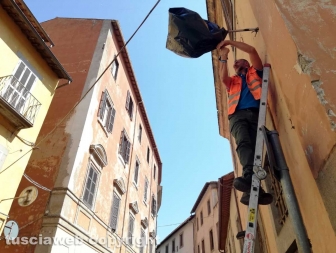 Lavori in via san Lorenzo