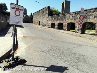 Lavori in via san Lorenzo