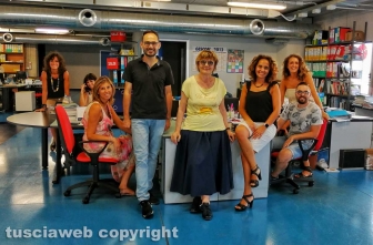 Viterbo - Lo staff dell'azienda Gescom