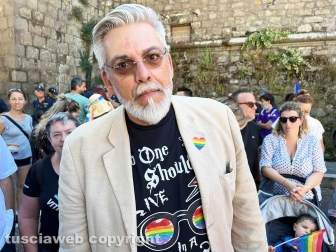 Viterbo - Il vice sindaco Alfonso Antoniozzi al Lazio Pride