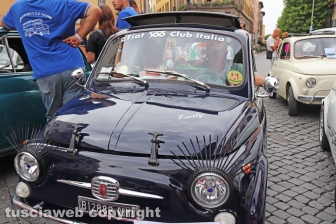 Viterbo - 25esima edizione del meeting nazionale Fiat 500 e derivate Città di Viterbo