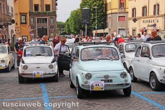 Viterbo - 25esima edizione del meeting nazionale Fiat 500 e derivate Città di Viterbo