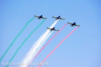 Le acrobazie in volo dell'Air Show