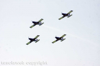 Le acrobazie in volo dell'Air Show