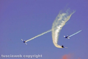 Le acrobazie in volo dell'Air Show