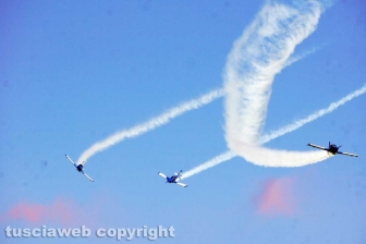 Le acrobazie in volo dell'Air Show