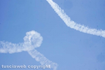 Le acrobazie in volo dell'Air Show