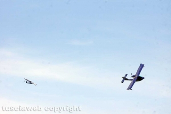 Le acrobazie in volo dell'Air Show