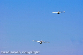 Le acrobazie in volo dell'Air Show