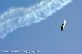 Le acrobazie in volo dell'Air Show