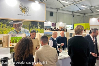 Verona - Vinitaly 2023 - Lo stand della cantina Sergio Mottura