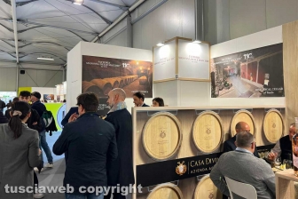 Verona - Vinitaly 2023 - Lo stand della Fattoria Madonna delle Macchie