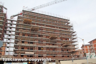 Il cantiere dell\'Easy Village di Saggini Costruzioni in via Polidori