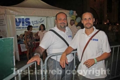 Le cene in piazza dei facchini di santa Rosa