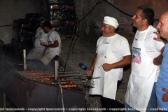 Santa Rosa - Le cene in piazza dei facchini