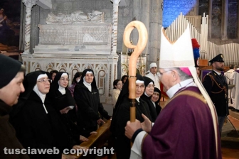 Viterbo - Dies natalis di santa Rosa - Le clarisse