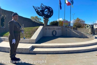 Viterbo - Le commemorazioni dell'Aves