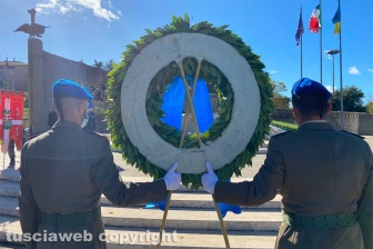 Viterbo - Le commemorazioni dell'Aves