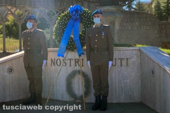 Viterbo - Le commemorazioni dell'Aves