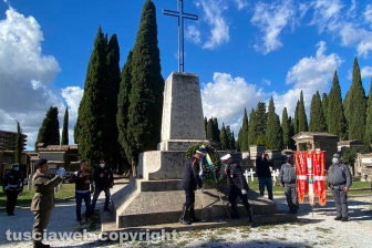 Viterbo - Le commemorazioni dell'Aves