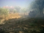 Le fiamme minacciano case a Vitorchiano