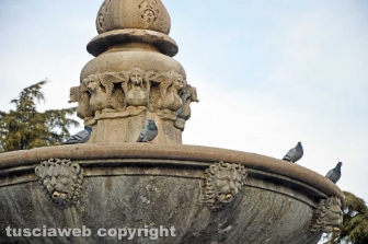 Viterbo - La fontana di piazza della Rocca