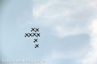 Le Frecce tricolori danno spettacolo