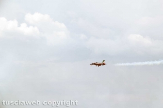 Le Frecce tricolori danno spettacolo