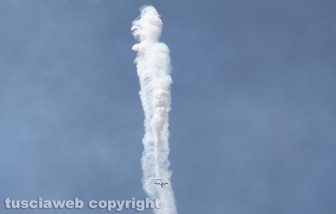Le Frecce tricolori sul lago di Bolsena