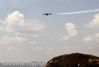 Le Frecce tricolori sul lago di Bolsena