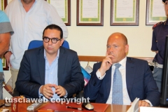 Il pm Siddi e il capo della squadra mobile Zampaglione