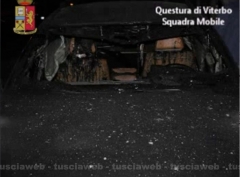 Viterbo - Le immagini del video dell\'incendio di via Garbini