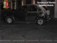 Viterbo - Le immagini del video dell\'incendio di via Garbini