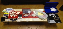 Il materiale sequestrato