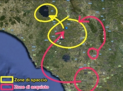 La mappa del traffico di droga
