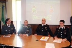 La conferenza stampa di presentazione dell\'operazione Babele
