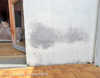 Le infiltrazioni in casa di Mario Principi