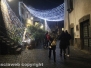 Le luci di Natale nel centro storico