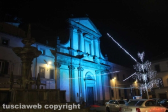 Le luci di Natale nel centro storico
