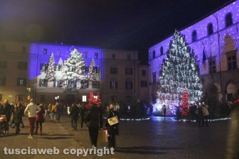 Le luci di Natale nel centro storico