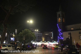 Le luci di Natale nel centro storico