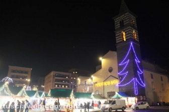 Le luci di Natale nel centro storico