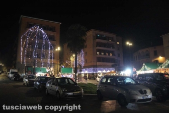 Le luci di Natale nel centro storico