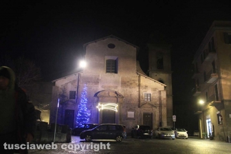 Le luci di Natale nel centro storico