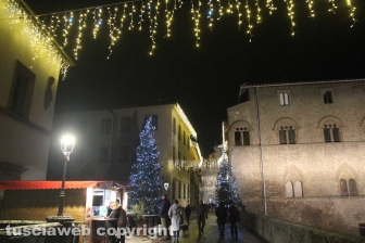 Le luci di Natale nel centro storico