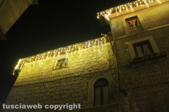 Le luci di Natale nel centro storico