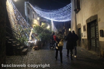 Le luci di Natale nel centro storico